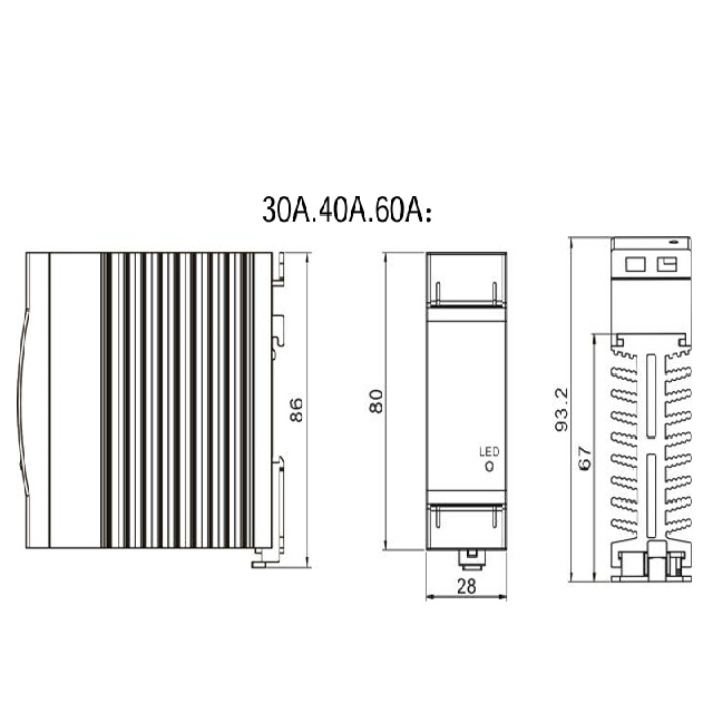 AC-AC / 40A SSR